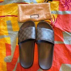 Gucci Men's Black Slides